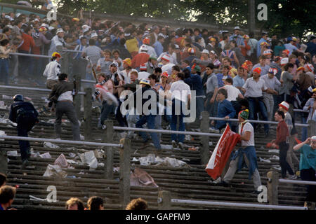 Fußball - Europa-Cup - Finale - Liverpool V Juventus - Heysel-Stadion Stockfoto