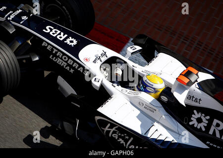 Formel-1-Autorennen - Großer Preis Von Monaco - Übungsstunde - Monte Carlo. Nico Rosberg in seinem Williams während des Trainings in Monte Carlo, Monaco. Stockfoto