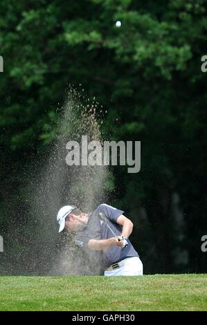 Golf - BMW PGA Championship 2008 - Runde eins - Wentworth Golf Club - Virginia Water. Justin Rose bei der BMW PGA Championship in Aktion Stockfoto