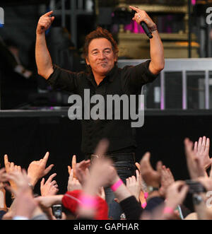 Bruce Springsteen Konzert - Dublin Stockfoto