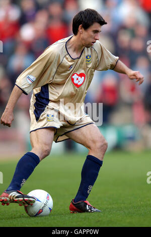 Fußball - Nationwide League Division One - Walsall gegen Portsmouth. Svetoslav Todorov, Portsmouth Stockfoto