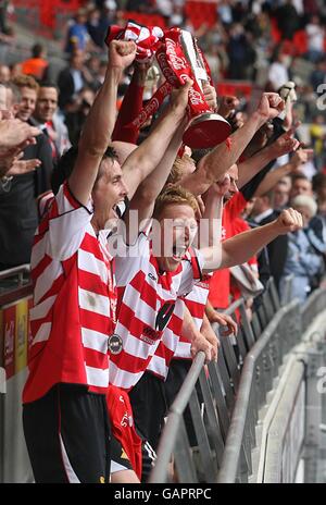 Fußball - Coca-Cola Football League One - Play Off - Finale - Doncaster Rovers gegen Leeds United - Wembley-Stadion Stockfoto