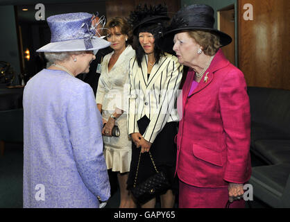 Queen sagt Abschied von QE2 Stockfoto