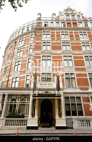 Gebäude und Wahrzeichen - das Connaught Hotel - London Stockfoto