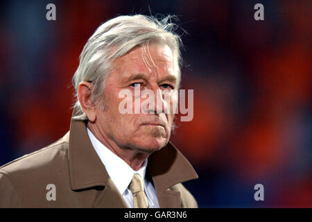 Fußball - Europameisterschaften 2004 Qualifikation - Gruppe drei - Holland / Tschechische Republik. Karel Bruckner, Trainer der Tschechischen Republik Stockfoto