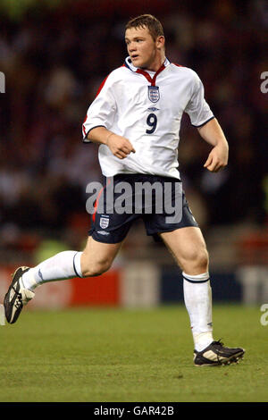 Fußball - Europameisterschaften 2004 Qualifikation - Gruppe Sieben - England gegen Türkei. Wayne Rooney aus England Stockfoto