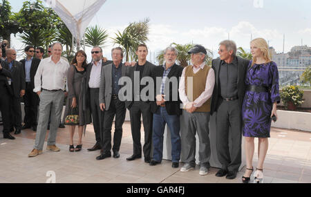 61. Filmfestspiele von Cannes - Indiana Jones und das Königreich des Kristallschädels Photocall Stockfoto