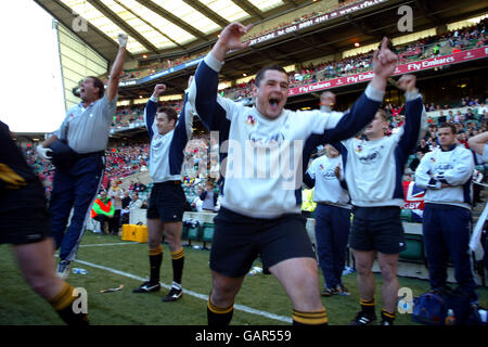 Rugby-Union - Powergen Schild - Finale - Orrell V Exeter Chiefs Stockfoto