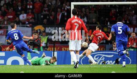 Fußball - UEFA Champions League - Finale - Manchester United gegen Chelsea - Luzhniki-Stadion Stockfoto