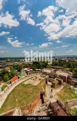 Festung und Panorama Blick Belgrad, Serbien Stockfoto