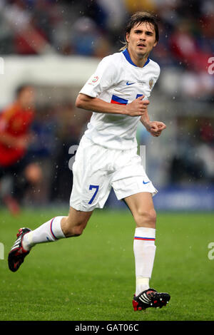 Fußball - UEFA-Europameisterschaft 2008 - Gruppe D - Spanien - Russland - Tivoli Neu-Stadion. Dmitri Torbinsky, Russland Stockfoto