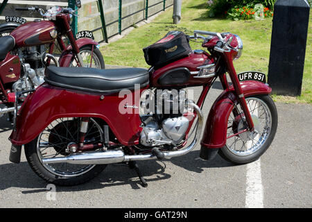 Triumph Speed Twin Motorrad Stockfoto