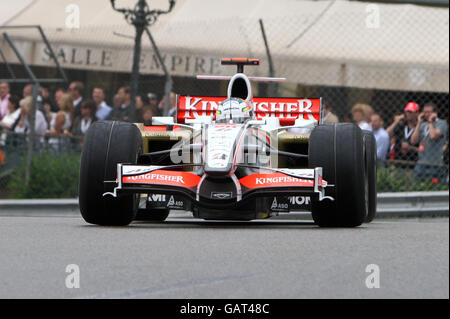 Formel-1-Autorennen - Großer Preis Von Monaco - Rennen - Monte Carlo. Adrian Sutil, Force India Stockfoto