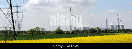 Kraftwerk Drax Stockfoto