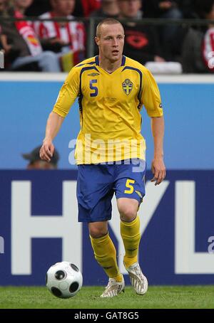 Fußball - Europameisterschaft 2008 - Gruppe D - Schweden / Spanien - Tivoli Neu Stadium Stockfoto