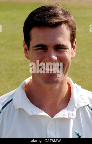 Cricket - Frizzell County Championship - Nottinghamshire CCC Photocall. Jason Gallian, Nottinghamshire CCC Stockfoto