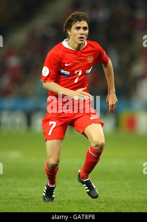 Fußball - Europameisterschaft 2008 - Gruppe D - Griechenland / Russland - Wals-Siezenheim Stadion Stockfoto