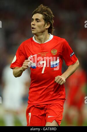 Fußball - Europameisterschaft 2008 - Gruppe D - Griechenland / Russland - Wals-Siezenheim Stadion Stockfoto