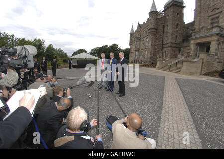 US-Präsident George Bush besucht UK Stockfoto