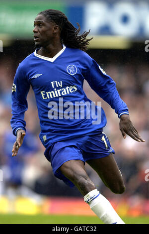 Fußball - FA Barclaycard Premiership - Chelsea / Liverpool. Mario Melchiot, Chelsea Stockfoto