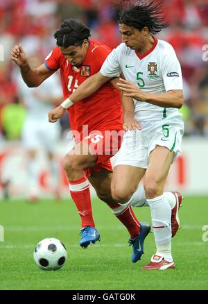 Fußball - Europameisterschaft 2008 - Gruppe A - Tschechien V Portugal - Stade de Geneve Stockfoto