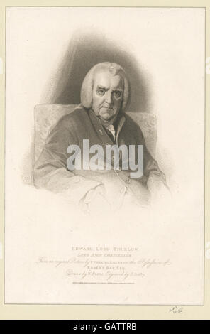 Edward, Lord Thurlow, Lord High Chancellor (b12349141-420643) Stockfoto
