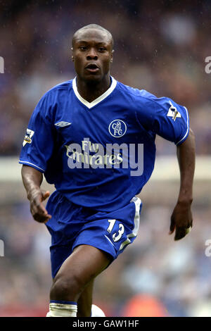 Fußball - FA Barclaycard Premiership - Chelsea / Liverpool. William Gallas, Chelsea Stockfoto