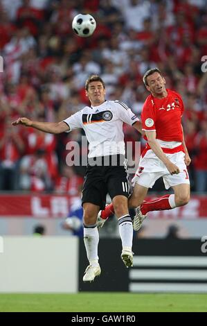 Fußball - Europameisterschaft 2008 - Gruppe B - Österreich gegen Deutschland - Ernst Happel Stadium Stockfoto