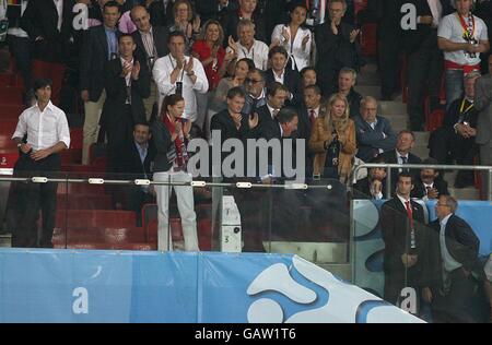 Fußball - Europameisterschaft 2008 - Gruppe B - Österreich gegen Deutschland - Ernst Happel Stadium Stockfoto