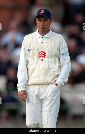 Cricket - Frizzell County Cricket Championship - Lancashire / Essex. Nasser Hussain von Essex Stockfoto