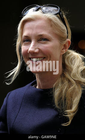 Michael Powell Jurymitglied Joely Richardson nimmt an einer Fotoveranstaltung während des Edinburgh International Film Festivals in Edinburgh Teil. Stockfoto