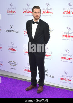 Arthur Darvill bei The Caudwell Kinder Schmetterling Ball im Grosvenor House Hotel, Park Lane, London Stockfoto