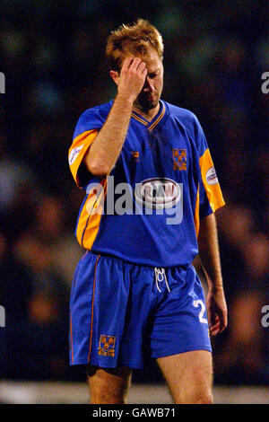 Fußball - bundesweit Football League Division Three - Shrewsbury Town V Carlisle United Stockfoto