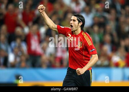 Fußball - Europameisterschaft 2008 - Gruppe D - Griechenland / Spanien - Wals-Siezenheim Stadion Stockfoto