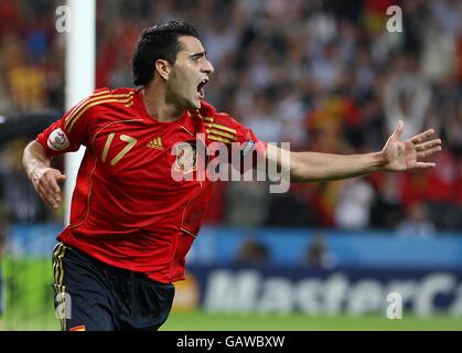 Fußball - Europameisterschaft 2008 - Gruppe D - Griechenland / Spanien - Wals-Siezenheim Stadion Stockfoto