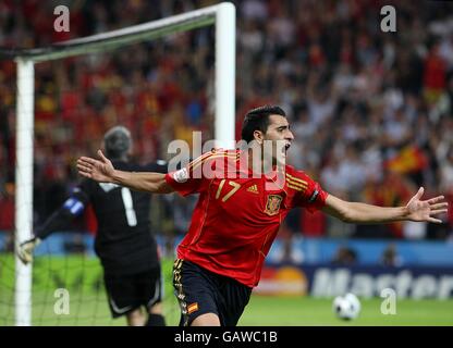 Fußball - Europameisterschaft 2008 - Gruppe D - Griechenland / Spanien - Wals-Siezenheim Stadion Stockfoto