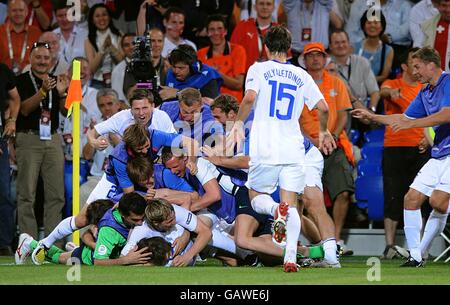 Fußball - Europameisterschaft 2008 - letzte Quartal - Holland V Russland - St. Jakob-Park Stockfoto