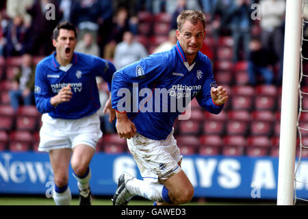 Fußball - Bank of Scotland Premier League - Heart Of Midlothian V Rangers Stockfoto