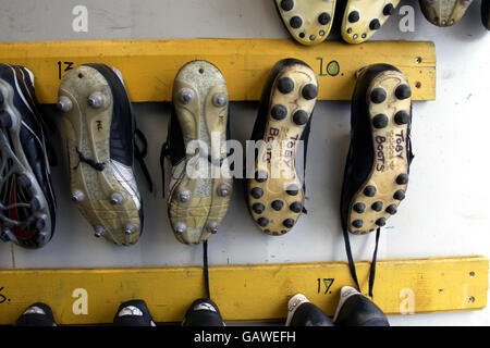 Schottische Fußball - Gretna Football Club - Raydale Park Stockfoto