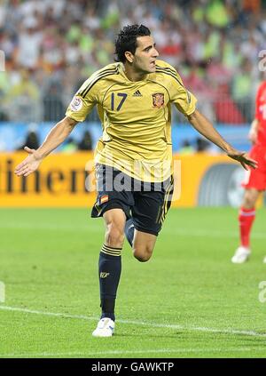 Fußball - Europameisterschaft 2008 - Semi Final - Russland / Spanien - Ernst Happel Stadium Stockfoto