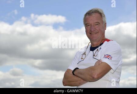 Chippenham, Wiltshire, UK. 5. Juli 2016. Yogi Breisner, Eventing Performance Manager. TeamGB verkünden die Pferdesport-Team für die Olympischen Spiele in Rio2016. Der alte Bull Pen. Chippenham. Wiltshire. VEREINIGTES KÖNIGREICH. 07.05.2016. Bildnachweis: Sport In Bilder/Alamy Live-Nachrichten Stockfoto