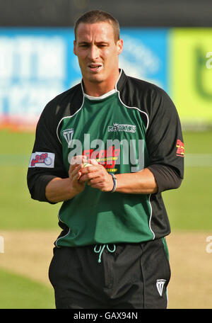 Cricket - Twenty20 Cup 2008 - Midlands/West/Wales Division - Worcestershire Royals / Somerset Sabres - New Road. Simon Jones, Worcestershire Royals Stockfoto