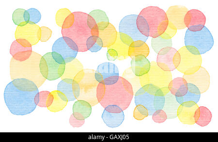 Handgemaltes Aquarell Hintergrund Stockfoto