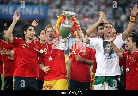 Fußball - Europameisterschaft 2008 - Finale - Deutschland / Spanien - Ernst Happel Stadium Stockfoto