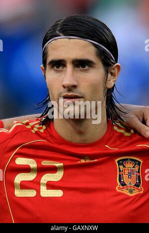 Fußball - Europameisterschaft 2008 - Gruppe D - Griechenland / Spanien - Wals-Siezenheim Stadion Stockfoto