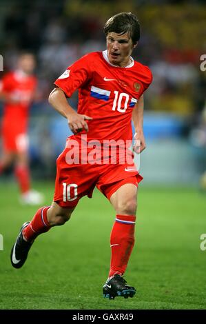 Fußball - UEFA-Europameisterschaft 2008 - Gruppe D - Russland gegen Schweden - Tivoli Neu-Stadion. Andrei Arschawin, Russland Stockfoto