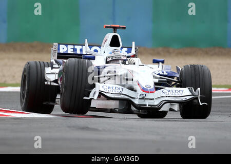 Formel-1-Motorsport - Großer Preis Von Frankreich - Rennen - Magny Cours. BMW sauber's Nick Heidfeld beim Grand Prix von Frankreich in Magny-Cours. Stockfoto