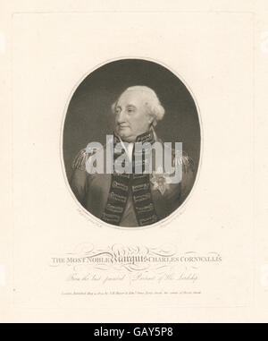 Die meisten Adligen Marquis Charles Cornwallis (b12610610-424855) Stockfoto