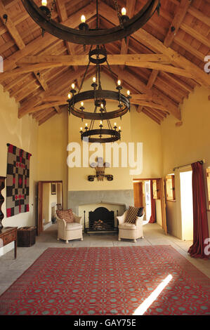 Ein Blick in das nicht private Wohnhaus des Prinzen von Wales und das Anwesen der Herzogin von Cornwall in Llwynywermod, nahe Llandovery. Stockfoto