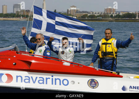 Powerboat Racing - britischen Offshore-Rennen 2008 Stockfoto